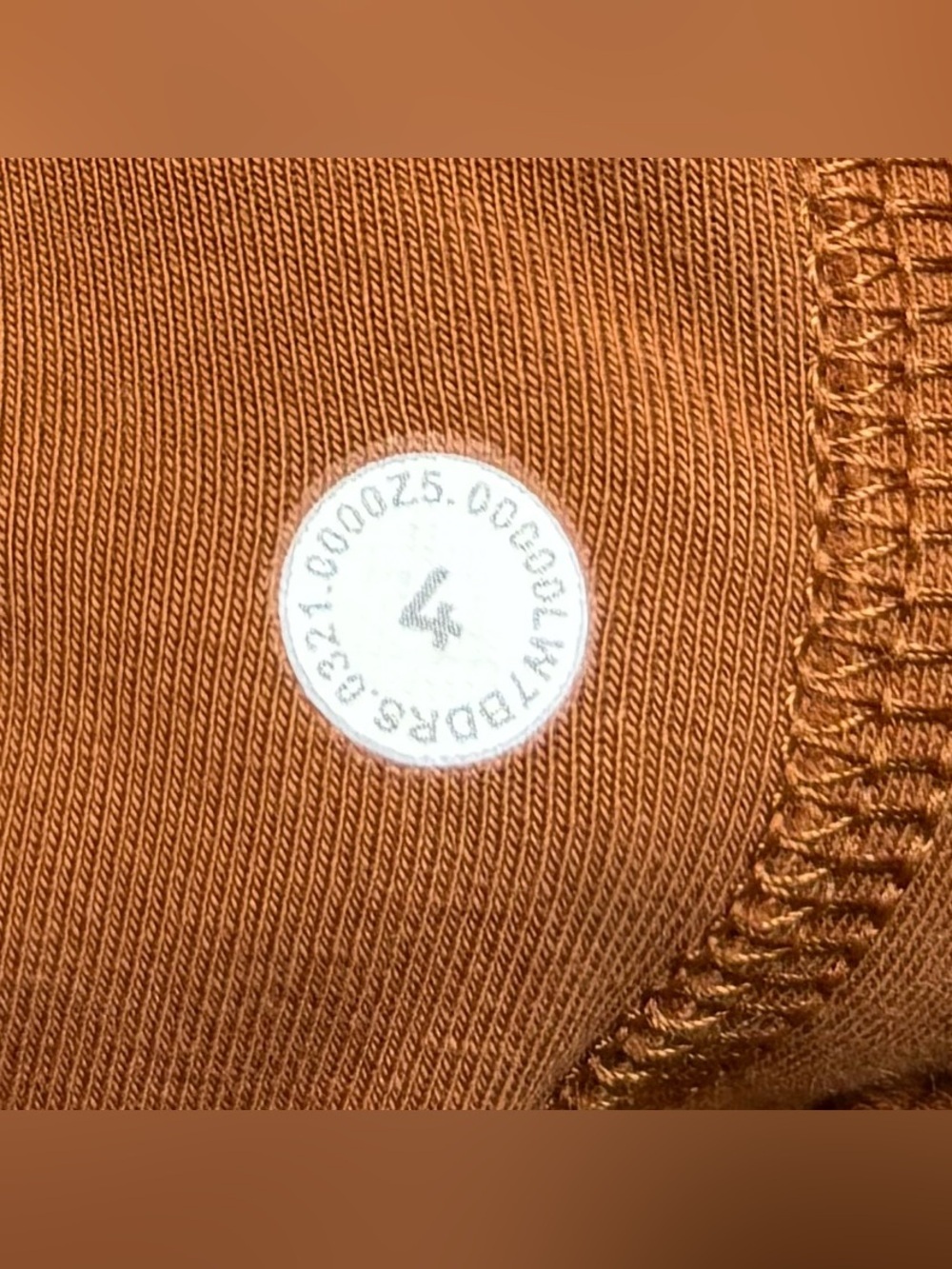 Lululemon Inner Glow High Rise Shorts 3" In Copper Brown Size 4 - Picture 6 of 6
